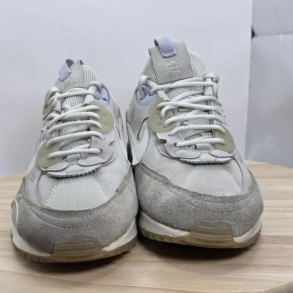 Size 8.5W Nike Air Max 90 Futura ‘White Light Bone’ DM9922-102 - Picture 2 of 9